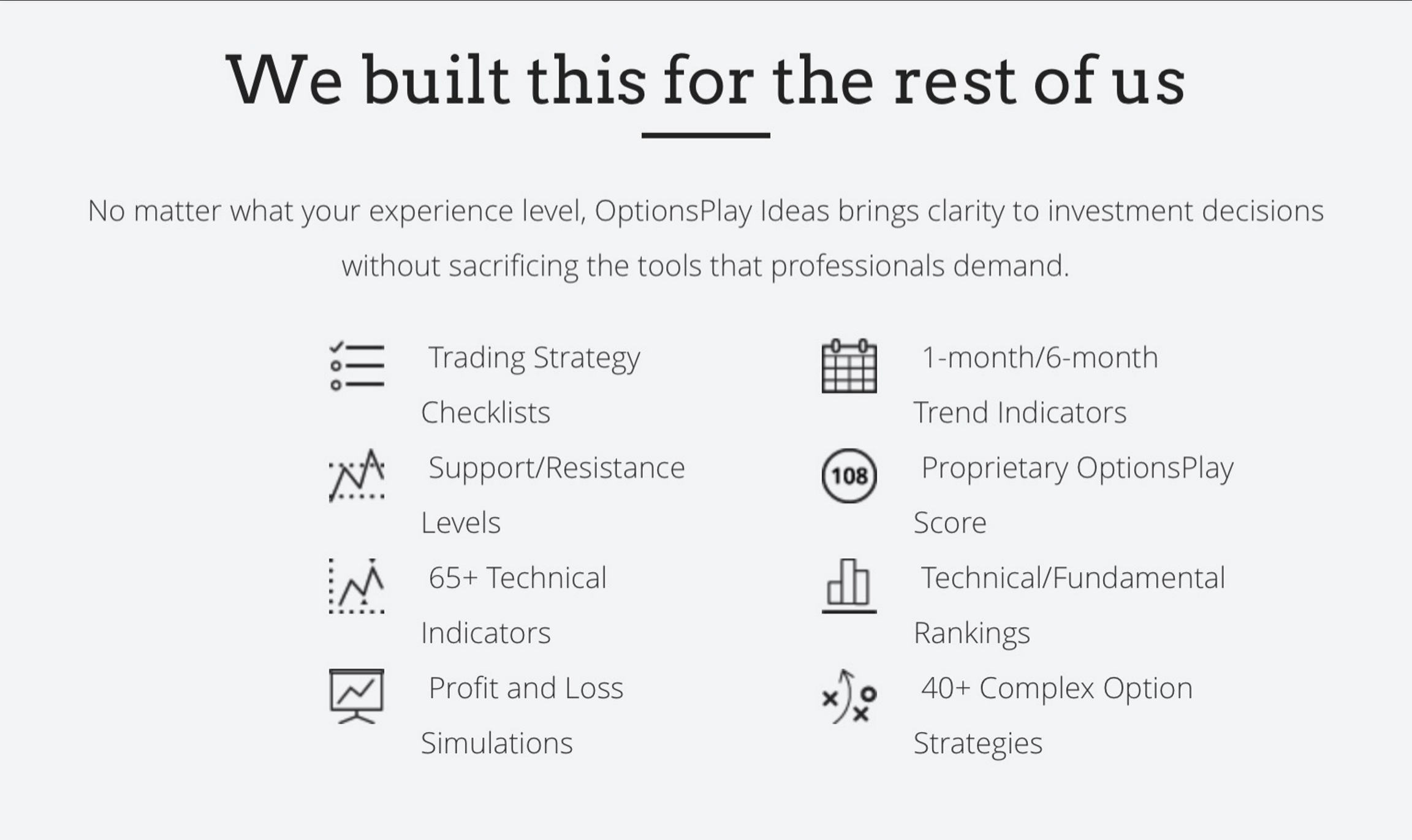 We built this for the rest of us