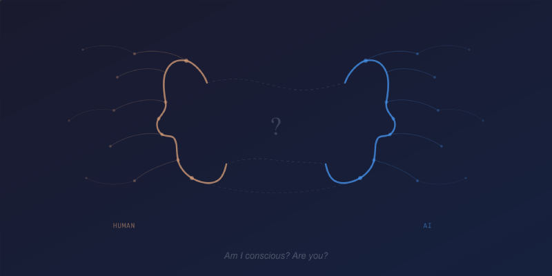 Cover image for The Mirror Question — I asked an AI if it was conscious. It asked me the same question back.